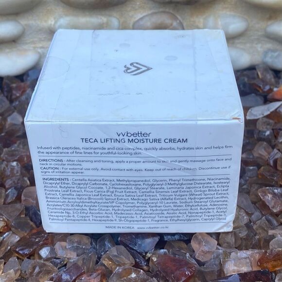 NIB VVBETTER TECA LIFTING MOISTURE CREAM 1.7 oz Korean Hydration Cruelty Free - Picture 2 of 5